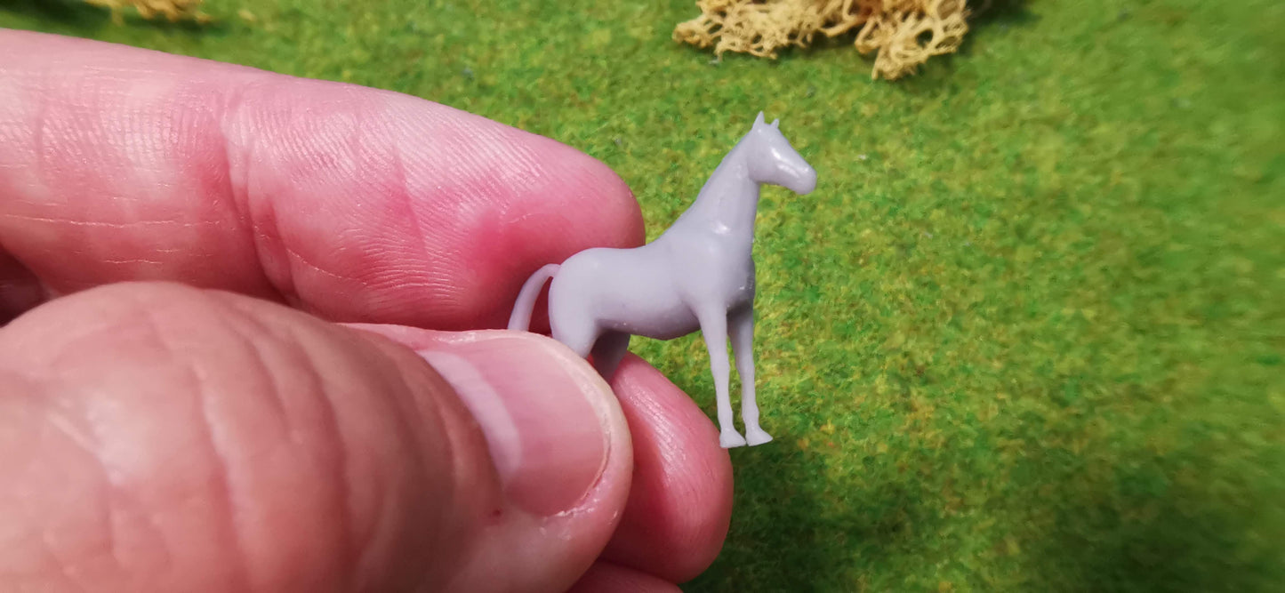 Pferd Hengst Pferde aus Resin 1:87 (H0) - bemalt oder unbemalt