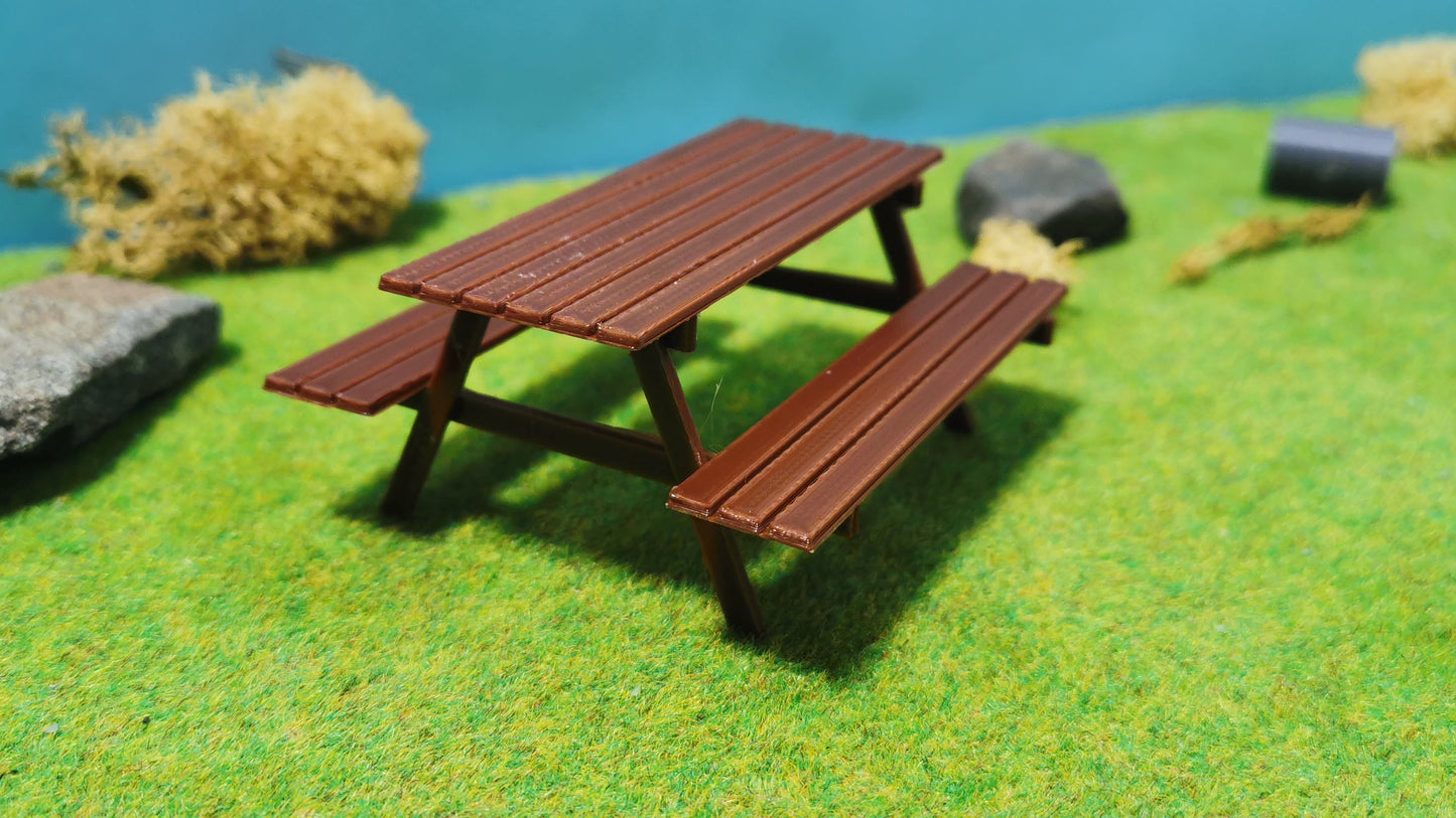 1x oder 5x Picknick Bank Bänke Parkbank