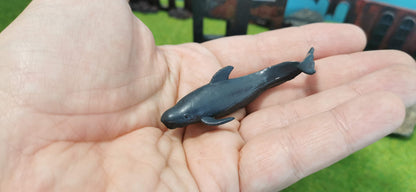 Pilotwal / Grindwal Modell Tier für Zoo Diorama 1:87 (Spur H0) - bemalt