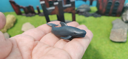 Pilotwal / Grindwal Modell Tier für Zoo Diorama 1:87 (Spur H0) - bemalt