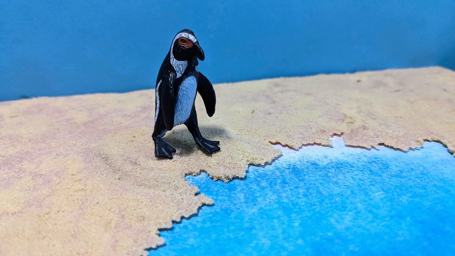 Königs Pinguin für Diorama 1:22,5 (Spur G) - bemalt