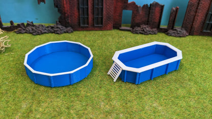 Aufstellpool Swimmingpool Pool Schwimmbad rund und eckig