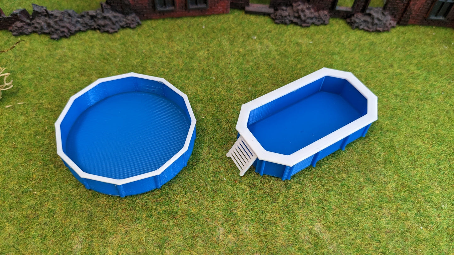 Aufstellpool Swimmingpool Pool Schwimmbad rund und eckig