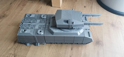 Landkreuzer P. 1000 "Ratte" gigantischer deutscher Prototyp Panzer