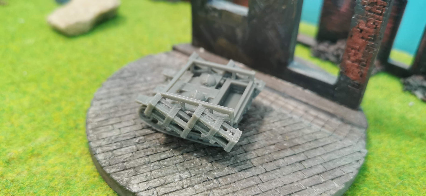 Selbstfahrlafette mit Wurfrahmen Infanterie Schlepper UE(f)