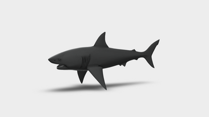 Riffhai / Makohai aus Resin 1:87 (H0) - bemalt oder unbemalt