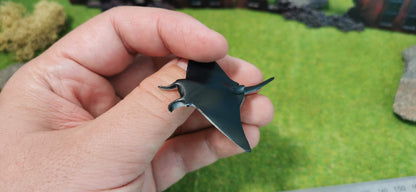 Rochen Manta Riesenmanta Tier für Diorama 1:87 (Spur H0) - bemalt