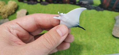 Rochen Manta Riesenmanta Tier für Diorama 1:87 (Spur H0) - bemalt