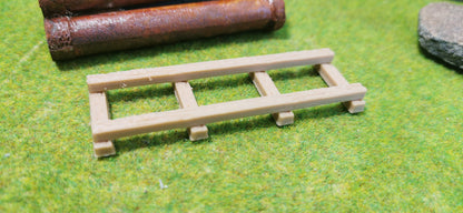 Ladegut Industrierohre + Holzpalette für Waggons, LKW usw.