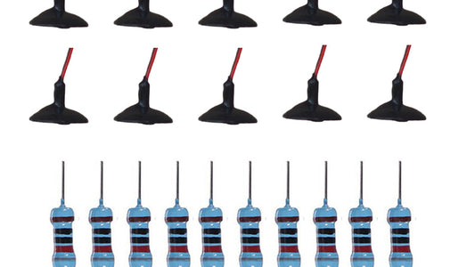 10x Hängeleuchte LED Straßenlampen Deckenlampen für H0 TT Häuser