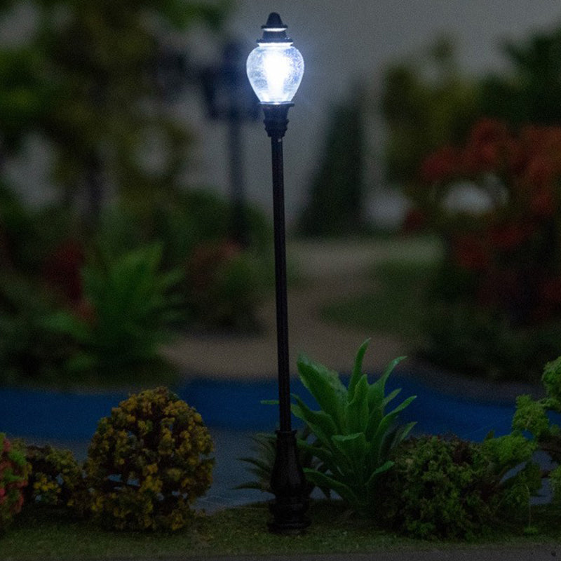 5x LED Parklampen "Kupfer" Parkleuchten 3V Höhe ca. 4,7cm für H0 TT N