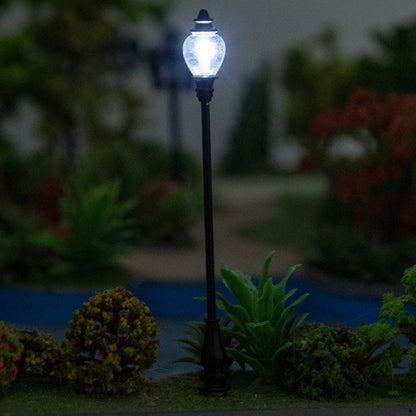 5x LED Parklampen "Kupfer" Parkleuchten 3V Höhe ca. 4,7cm für H0 TT N