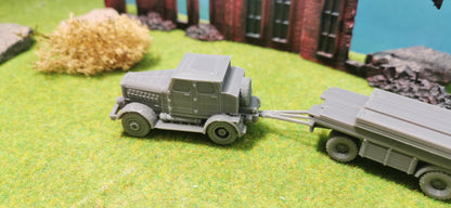 Hanomag SS-100 Wehrmachtstraktor + Rampenwagen PF-12