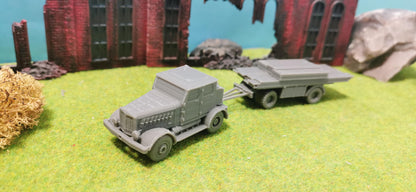 Hanomag SS-100 Wehrmachtstraktor + Rampenwagen PF-12