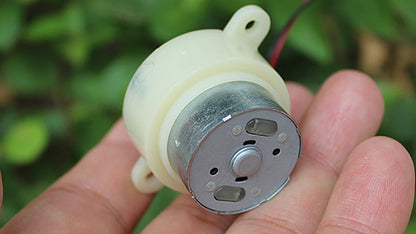 Getriebemotor 6-9V DC Langsamläufer Motor Karussell Drehscheibe 2-5 RPM