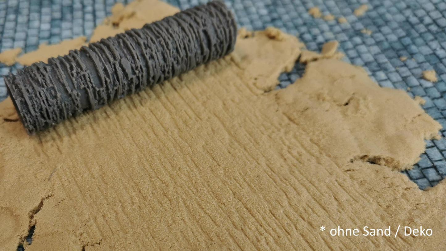 Strukturroller "Sandsteinmauer" Mauerwerk Walze Rolle Modellbau