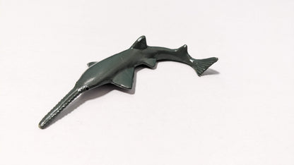 Schwertfisch Wasser Modell Tier für Zoo Diorama 1:35 / 1:32 (Spur 1) - bemalt