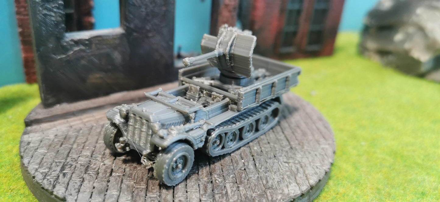 Sd.Kfz. 10 Halbkettenfahrzeug mit FlaK