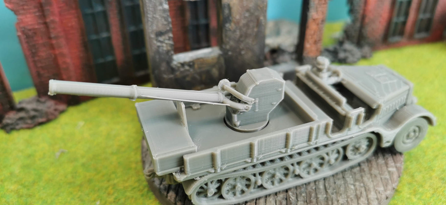 Sd.Kfz. 9 Halbkettenfahrzeug "offen" mit Bilstein Kran