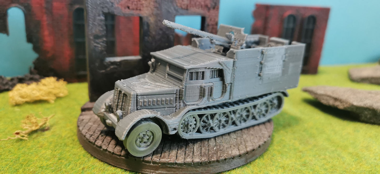 Sd.Kfz. 9 ähnlich "Diana" Halbkettenfahrzeug mit 7.62cm Pak