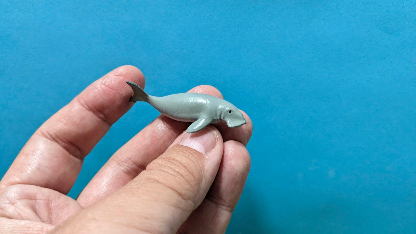 Seekuh Manati Modell Tier für Zoo Diorama 1:35 / 1:32 (Spur 1) oder 1:87 - bemalt