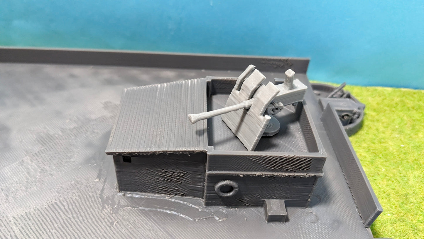 Siebelfähre provisorisches Landungsboot der Wehrmacht