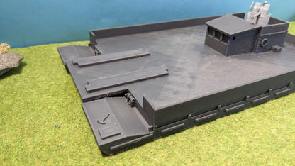 Siebelfähre provisorisches Landungsboot der Wehrmacht