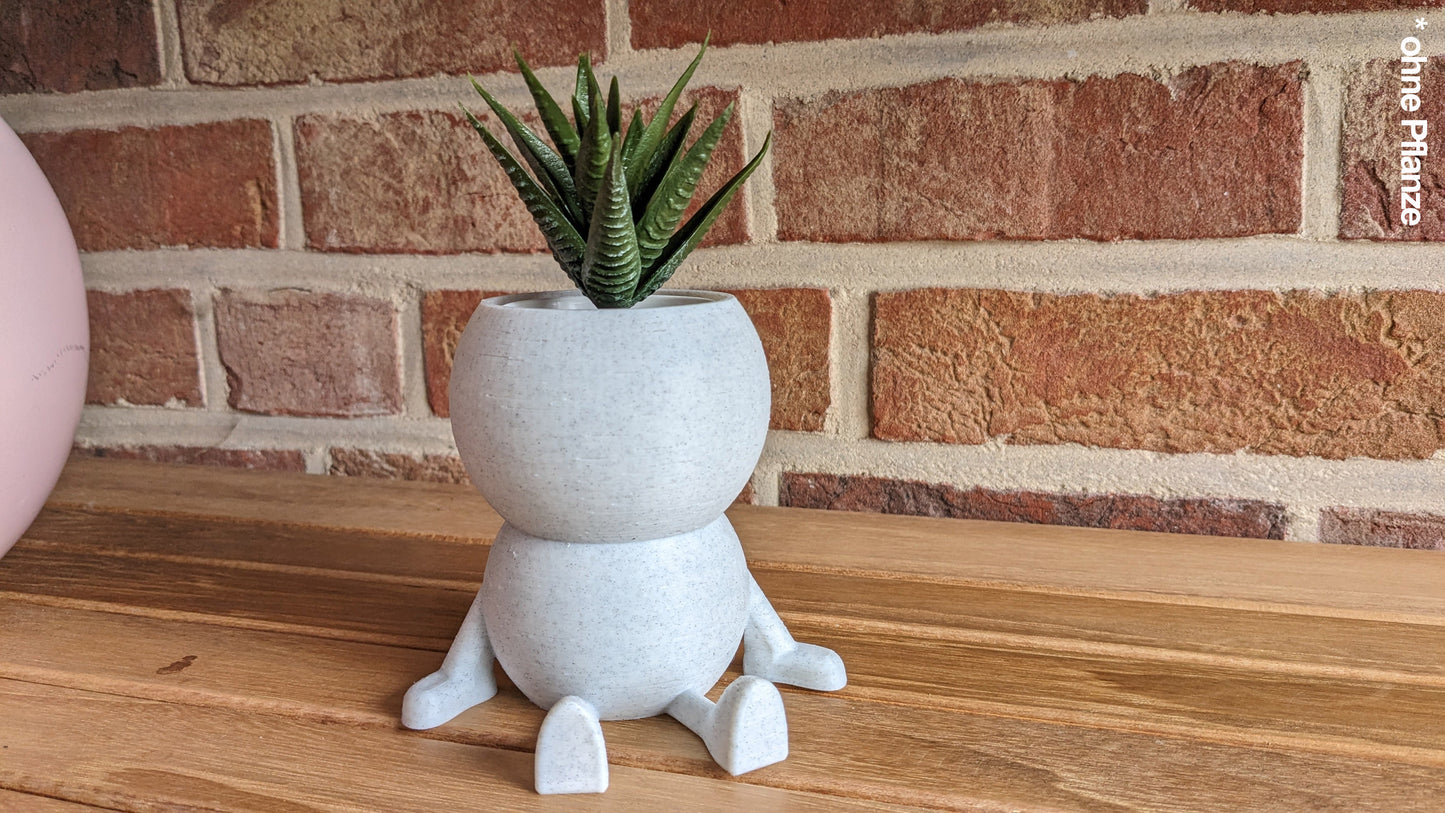 Harry Plant "Sitting Planter" lustiger Blumentopf