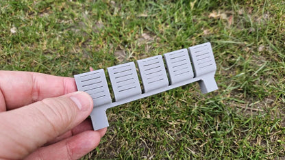 4 Stück Bahnsteigsitze für Bahnhof Bahnsteig Haltestellen Sitze Sitzbank