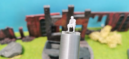 7x Resin Figuren "sitzende Deutsche Soldaten 2" der Wehrmacht WW2