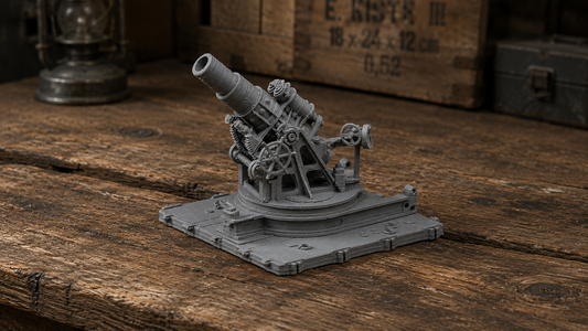 Tschechischer Sk. 305mm Mörser WW1 WW2 Belagerungsgeschütz
