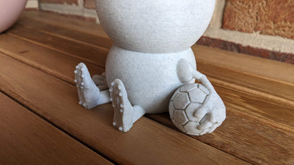 Harry Plant "Franz Soccerplant" lustiger Blumentopf mit Fussball