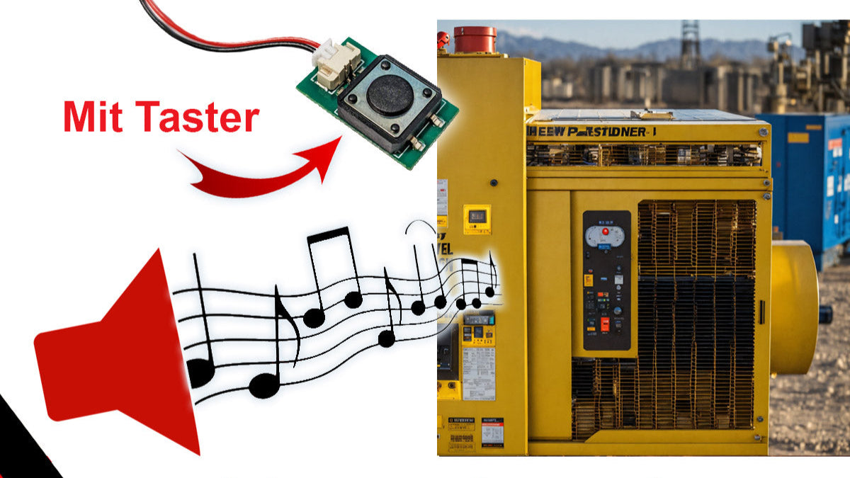 Soundmodul "Kompressor" mit Lautsprecher + Taster