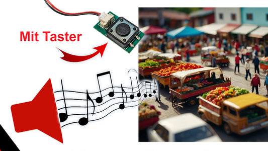 Soundmodul "Wochenmarkt" mit Lautsprecher + Taster