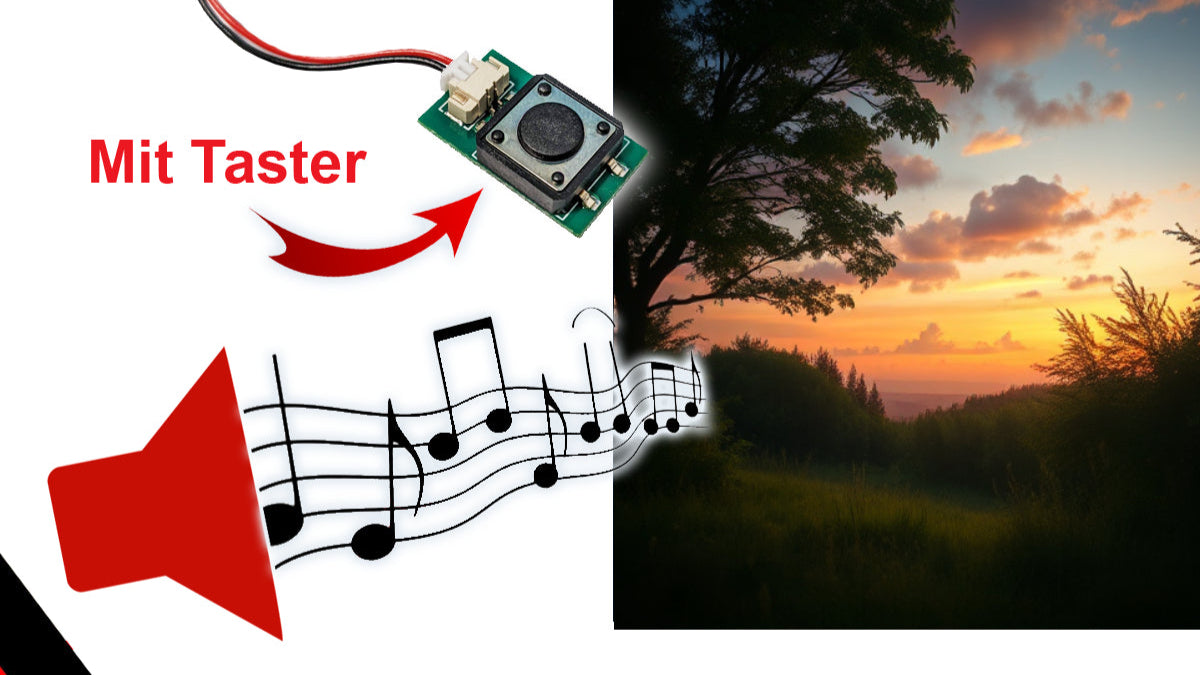 Soundmodul "Sommerabend" mit Lautsprecher + Taster