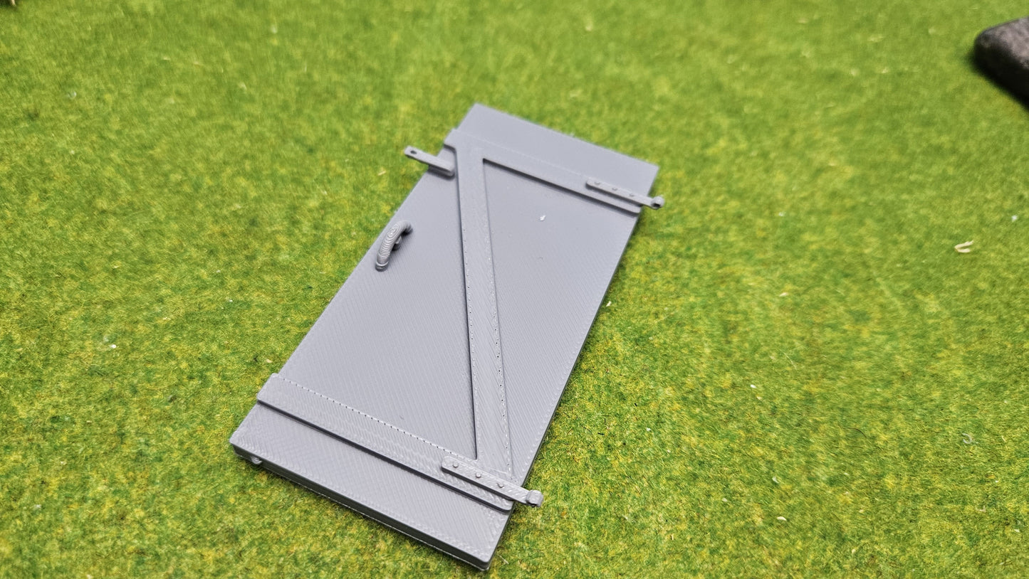 Tür "Stahltür" für Garage, Werkstatt, Fabrik oder Schuppen