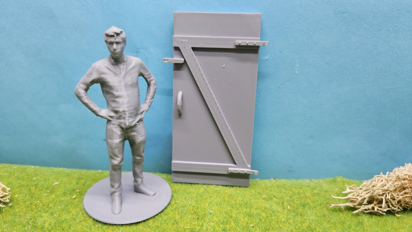 Tür "Stahltür" für Garage, Werkstatt, Fabrik oder Schuppen