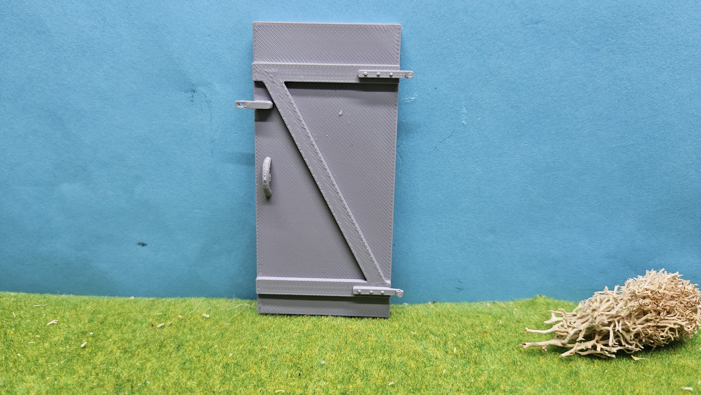 Tür "Stahltür" für Garage, Werkstatt, Fabrik oder Schuppen