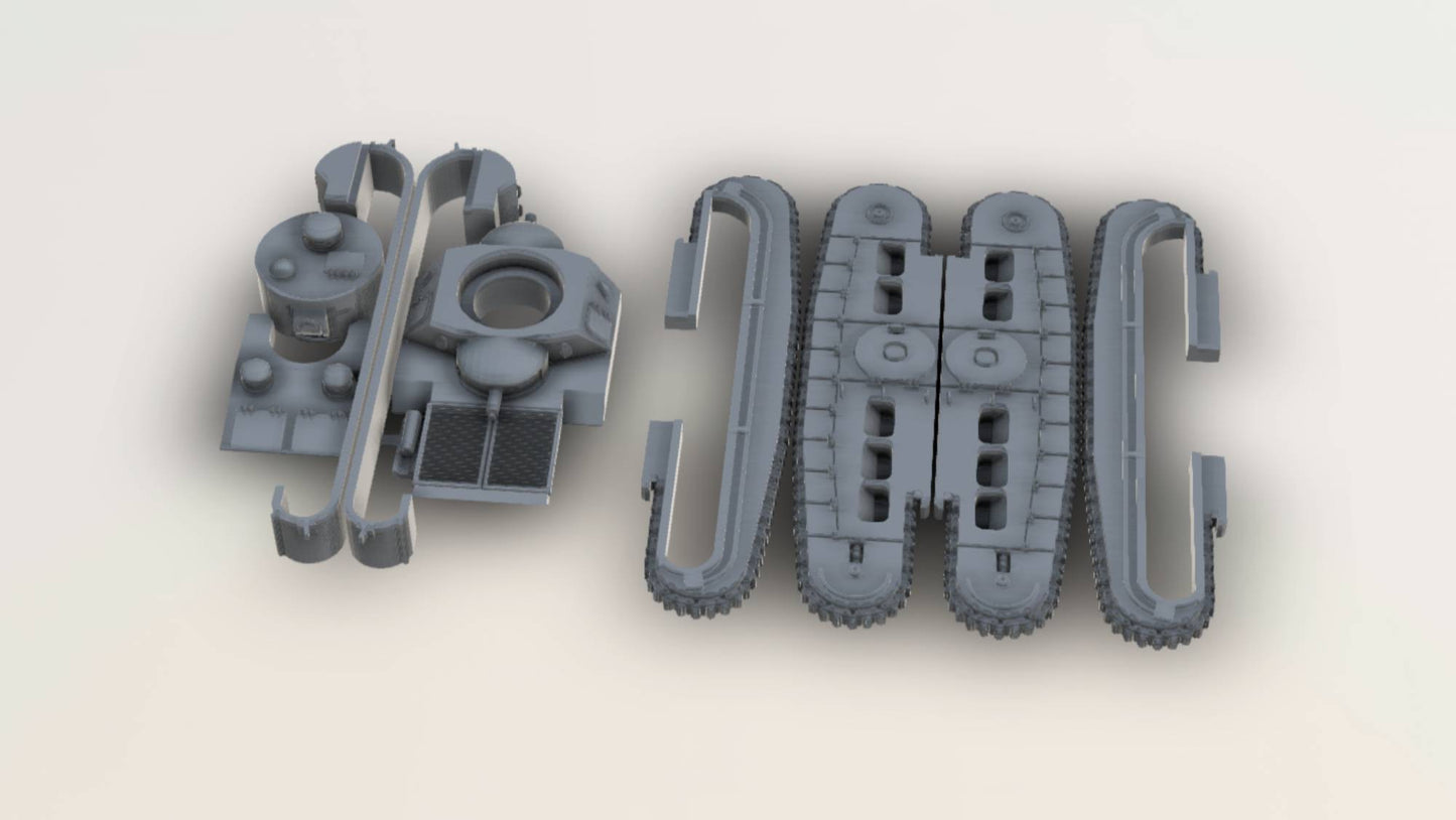 Sturmpanzerwagen Oberschlesien "Konzept 2" deutscher WW1 Panzer