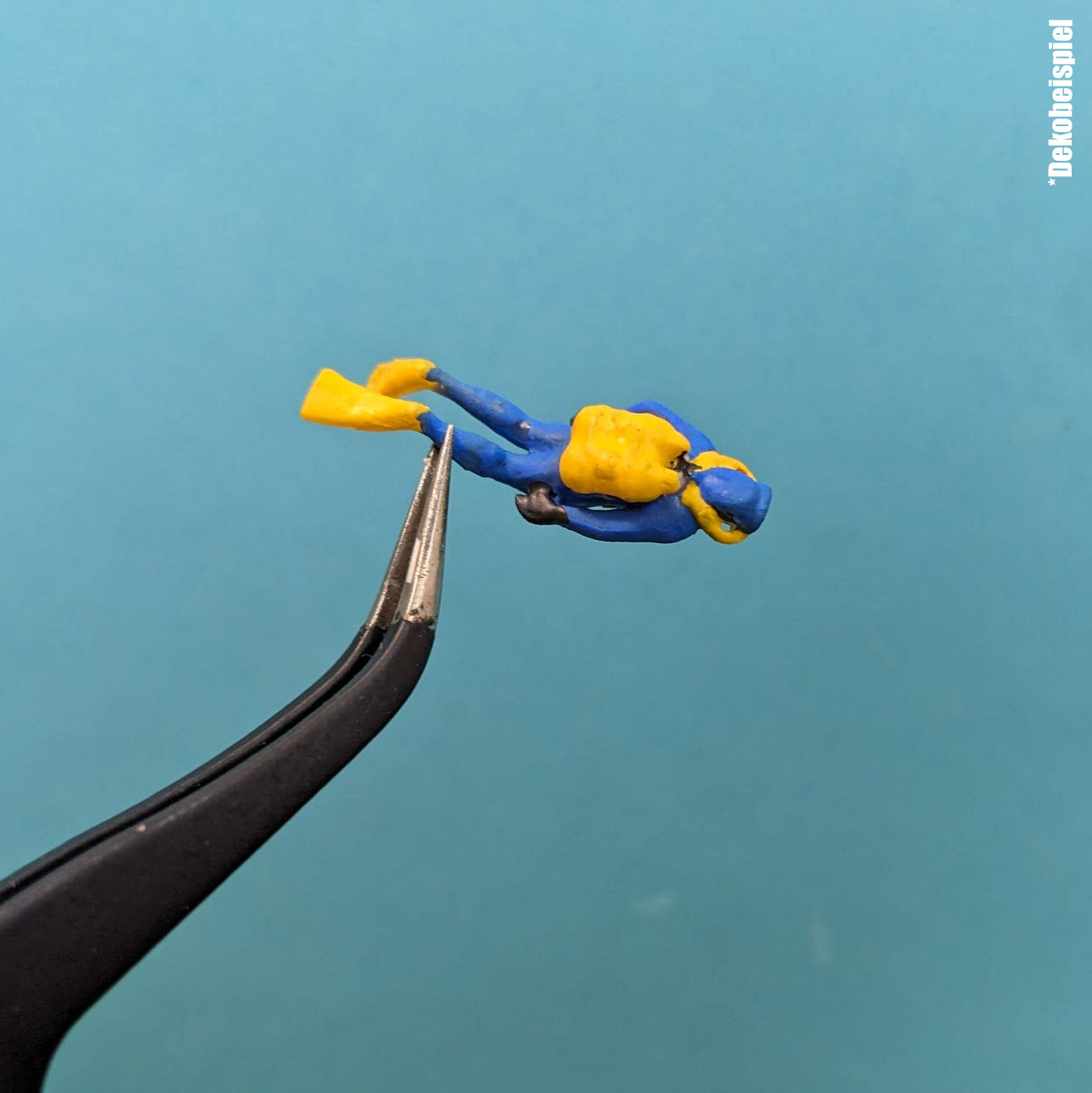 Sport Taucher Scuba Diver Figur aus Resin - wahlweise bemalt