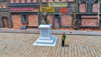 "Nikola Tesla" Büste Denkmal Bronze Kupfer - Spur H0 (1:87)