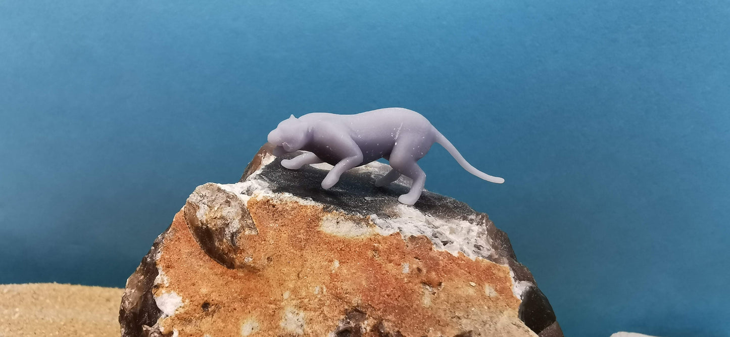 Tiger Bergtiger aus Resin 1:87 (H0) - bemalt oder unbemalt