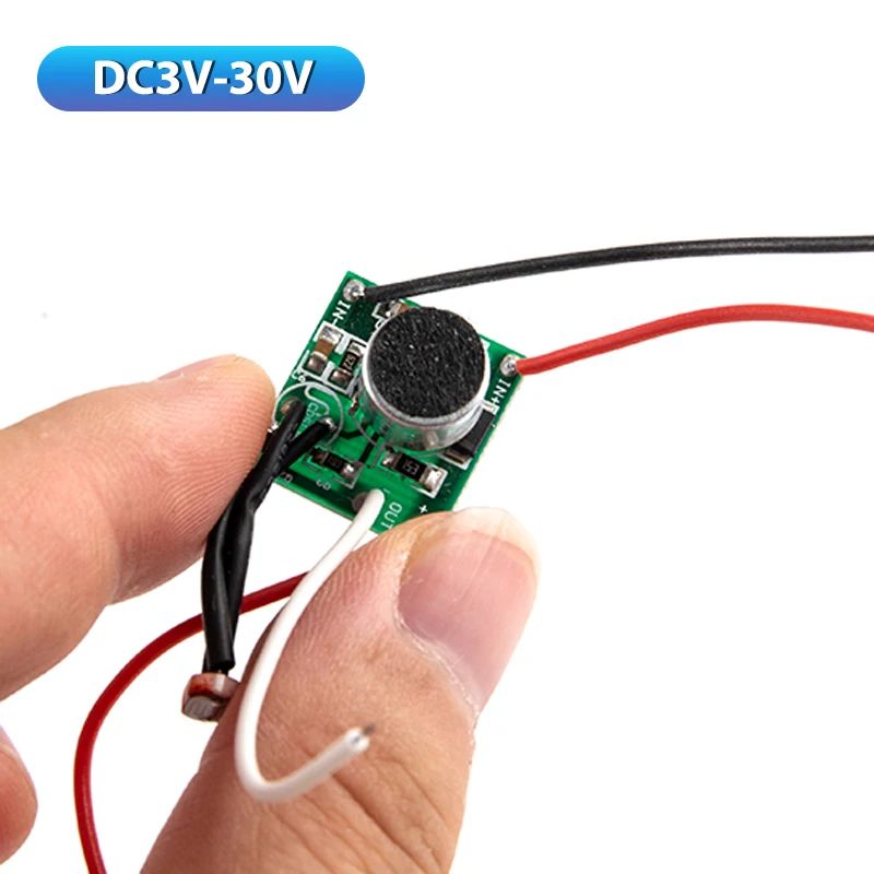Tonmodul Geräuschsensor 3-30V DC Sound Schalter Klatschschalter