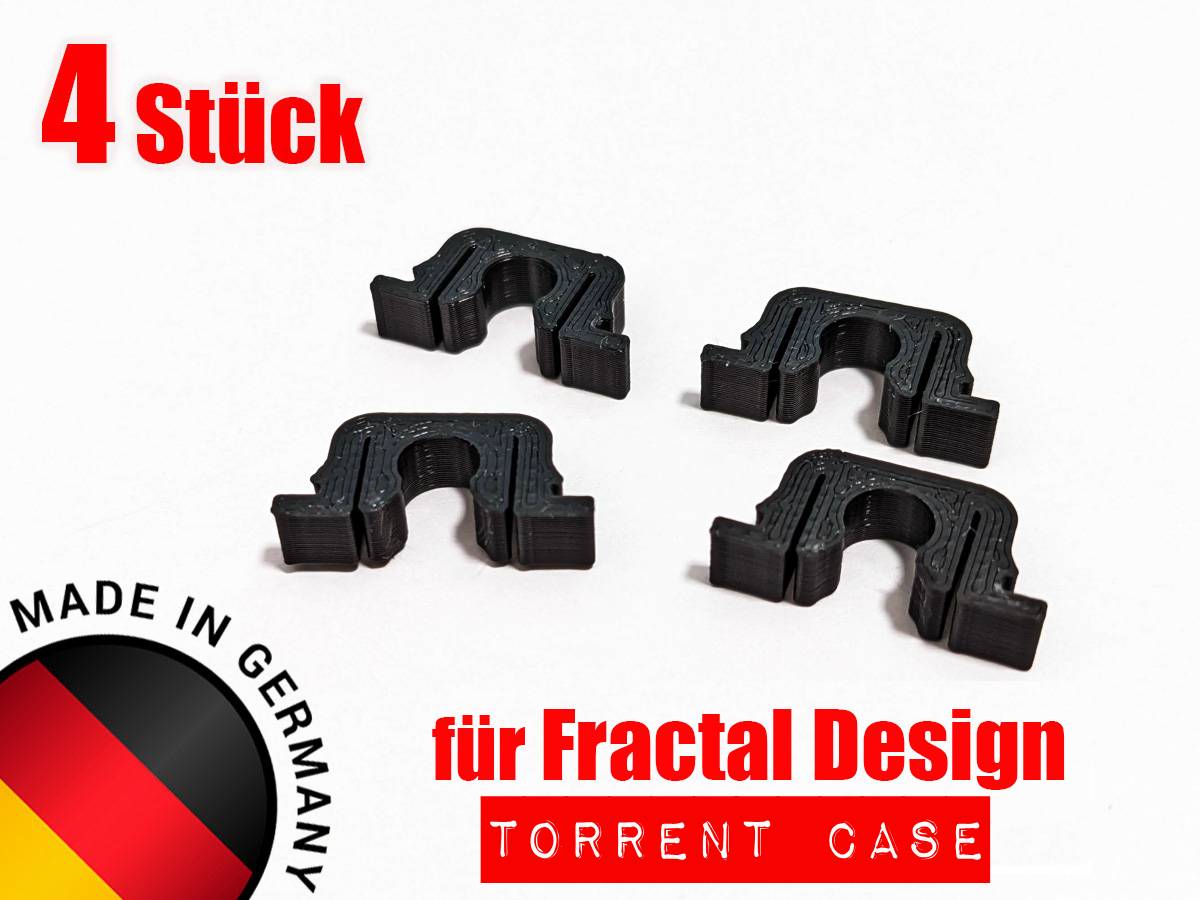 4x Halteclip Halterung Clip passend für Fractal Design TORRENT