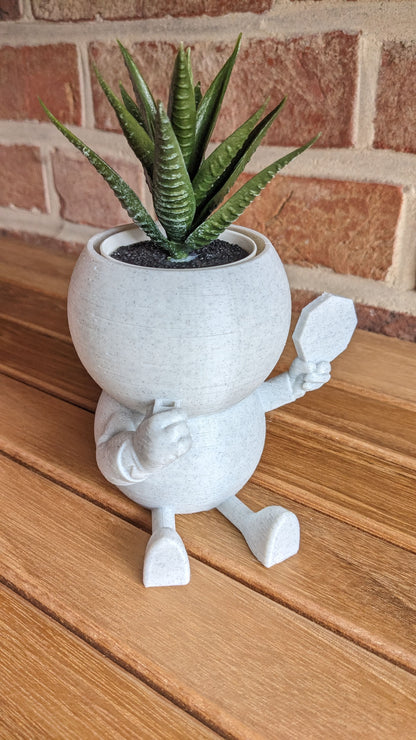 Harry Plant "Trainplant" lustiger Blumentopf als Zug Schaffner