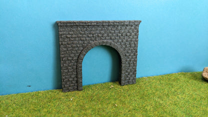 Tunneleinfahrt "Eingleisig" alte Steinoptik für Spur N