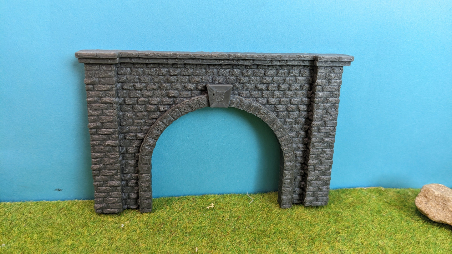 Tunneleinfahrt XL "Eingleisig" in Steinoptik für Spur N