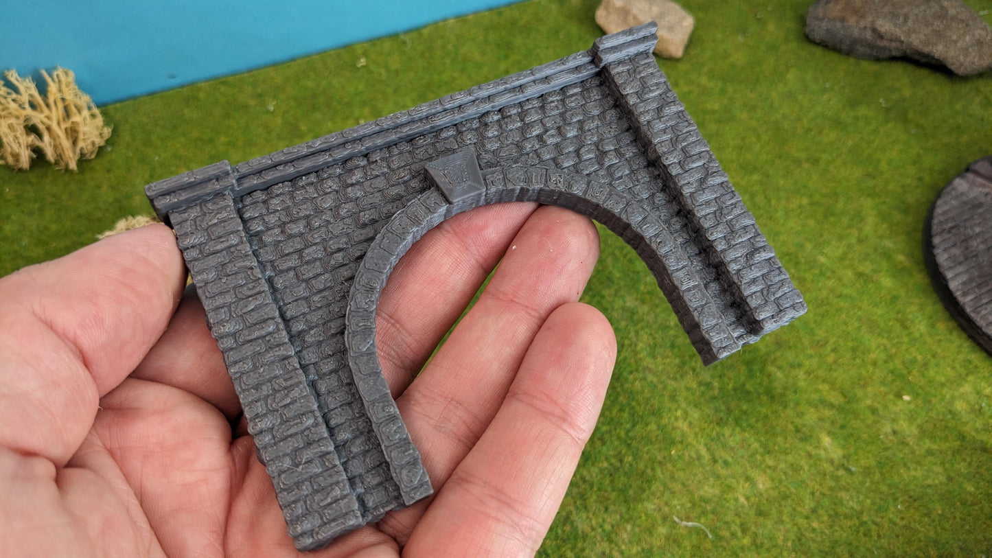 Tunneleinfahrt XL "Eingleisig" in Steinoptik für Spur N