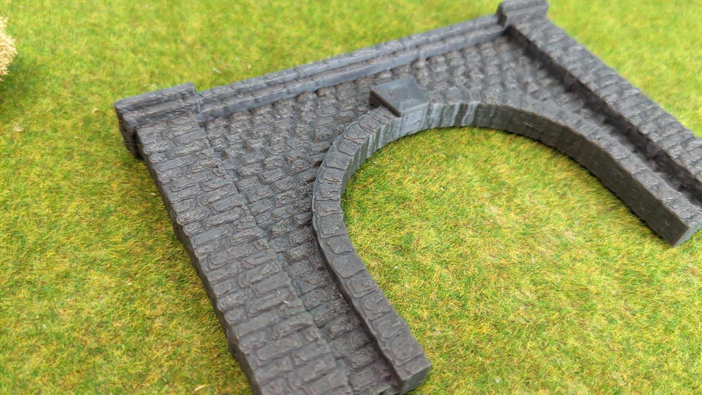 Tunneleinfahrt XL "Eingleisig" in Steinoptik für Spur N