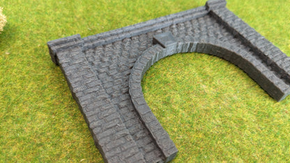 Tunneleinfahrt XL "Eingleisig" in Steinoptik für Spur N